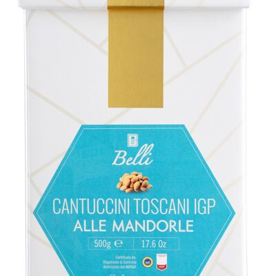 500 GRAMM Luxus-Geschenkbox Cantuccini mit 25 % Mandeln
