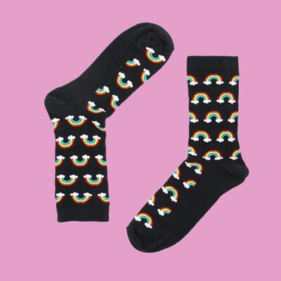 Chaussettes en coton peigné #ChasingRainbows