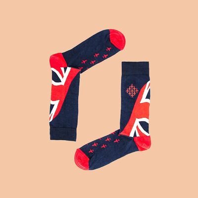 Chaussettes en coton peigné sous licence RAF Tails UK 7-11