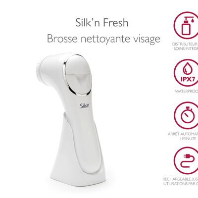 Fresh brosse visage avec disibution de soins intégré Silk'n FR1PEU001