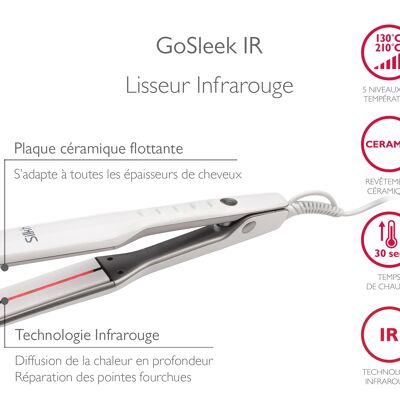 GoSleek Silk'n Infrarot-Glätteisen GSI1PE1002
