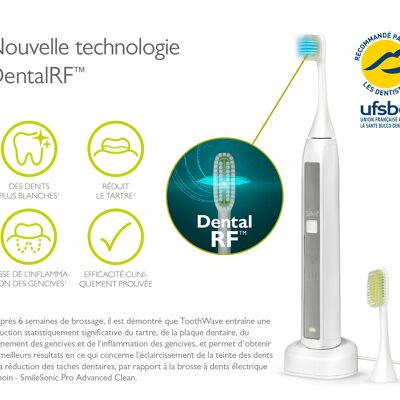 ToothWave White BAD pulizia dentale RF - Raccomandato da UFSBD Silk'n TW1PE1001