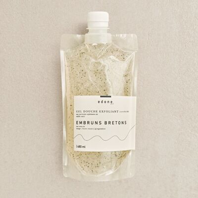 Exfoliating shower gel refill - Embruns Bretons - Large format