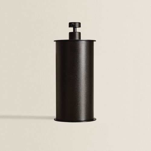 Flacon rechargeable gel douche grand format - Noir graphite