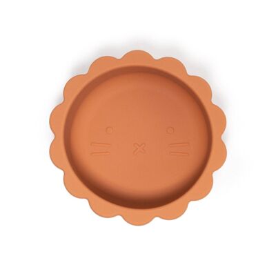 Eden bowl with silicone lid with suction cup (Camel)