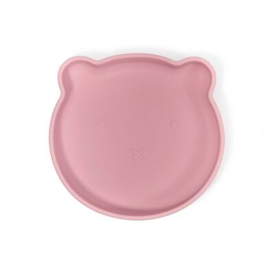 Aydan Silicone Suction Cup Plate (Dusty Pink)