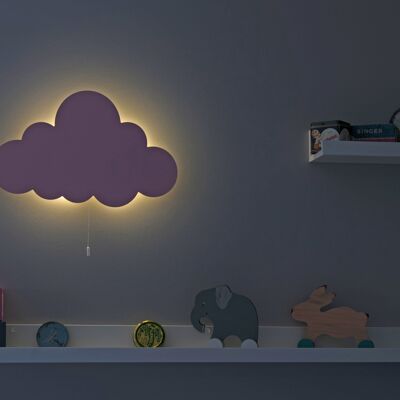 Cloud Wall Light - light  pink