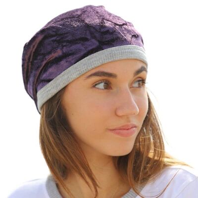 140 Bizarre - Chenille beanie hat, Purple beanies, Hats