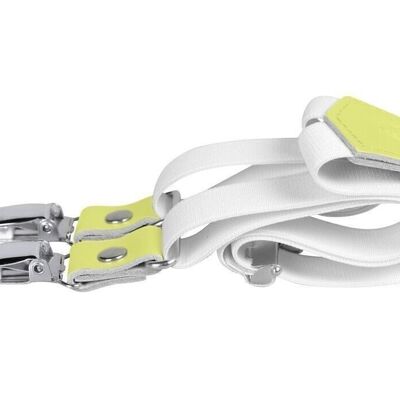 Electric Yellow Child Suspenders