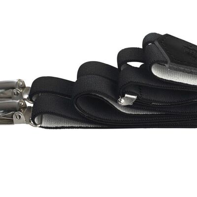 Extra Fine Suspenders Black Paris