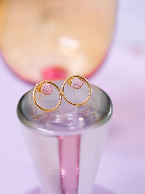 Puces Nil - Bijou coup de coeur fait main or cuir recyclé