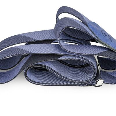 Large Blue Suspenders for Officers