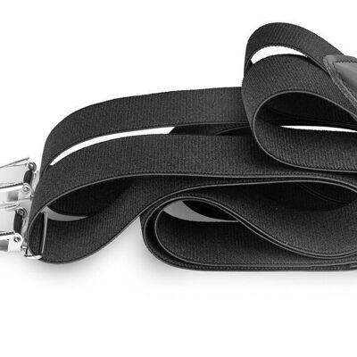 Large Suspenders Black is Black
