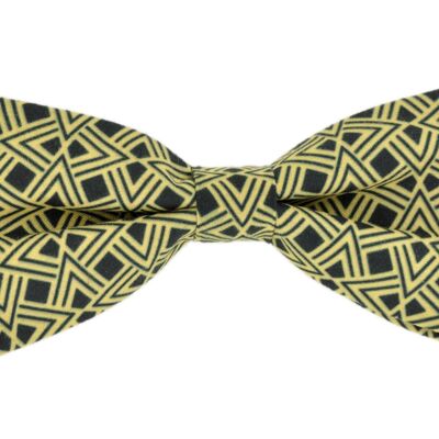 Yellow Triangle Designer Bow Tie