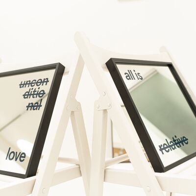 All is Love (Set) Frameless w/ Wall Mount 50x50