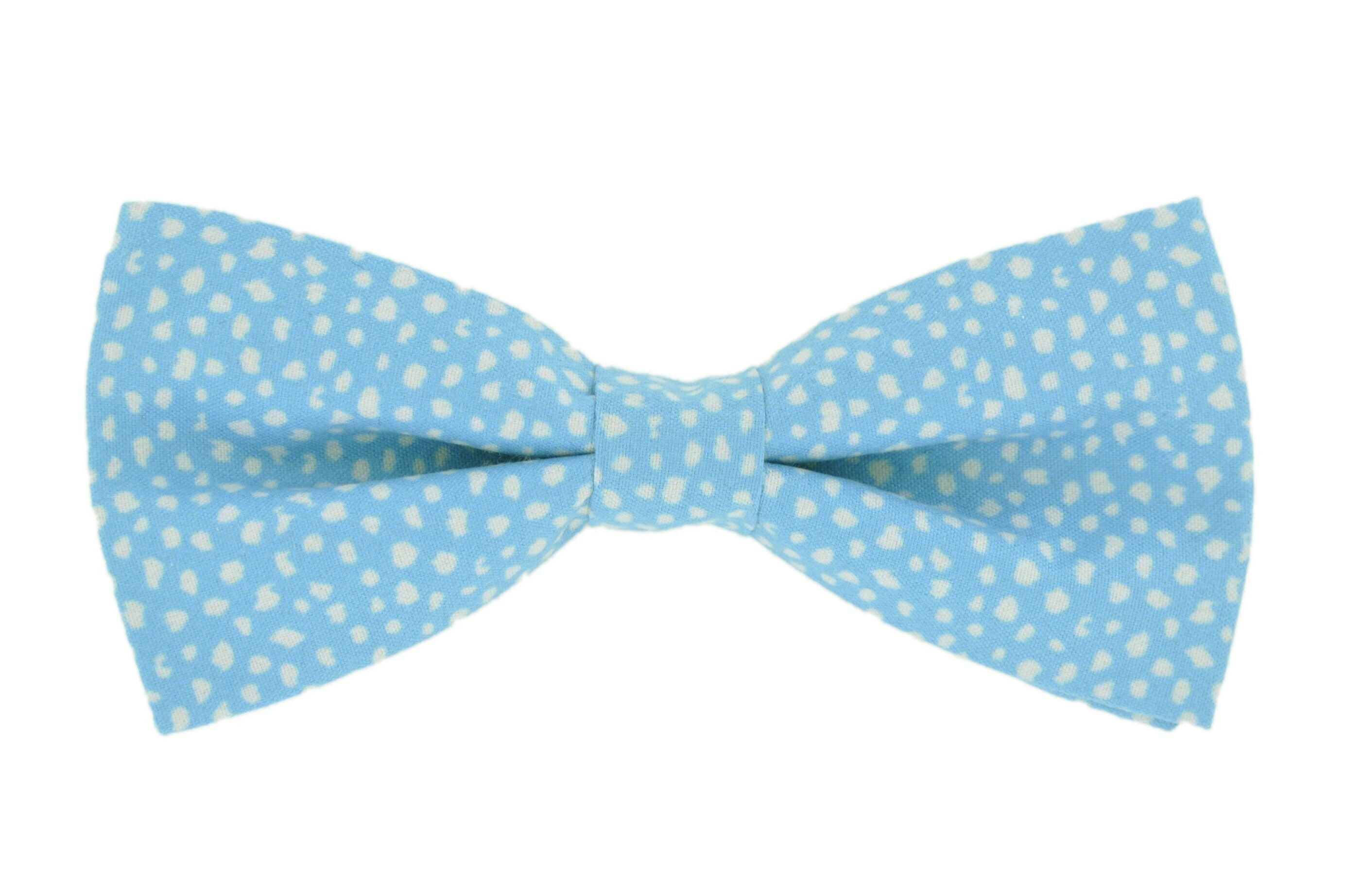 Pajarita Original Azul con lunares