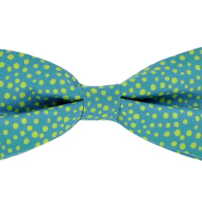 Original bow tie Green with dots