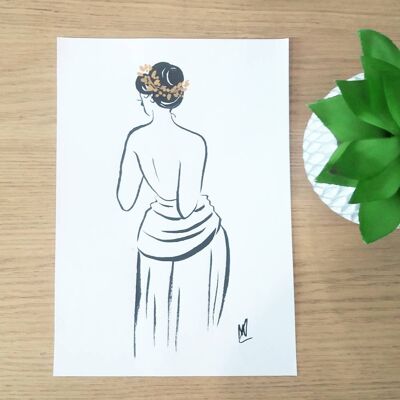 Golden Print Poster - Venus -
