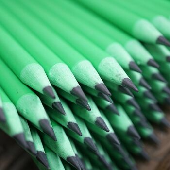 Lot de 3 crayons recyclés - Make a Mark Green 3