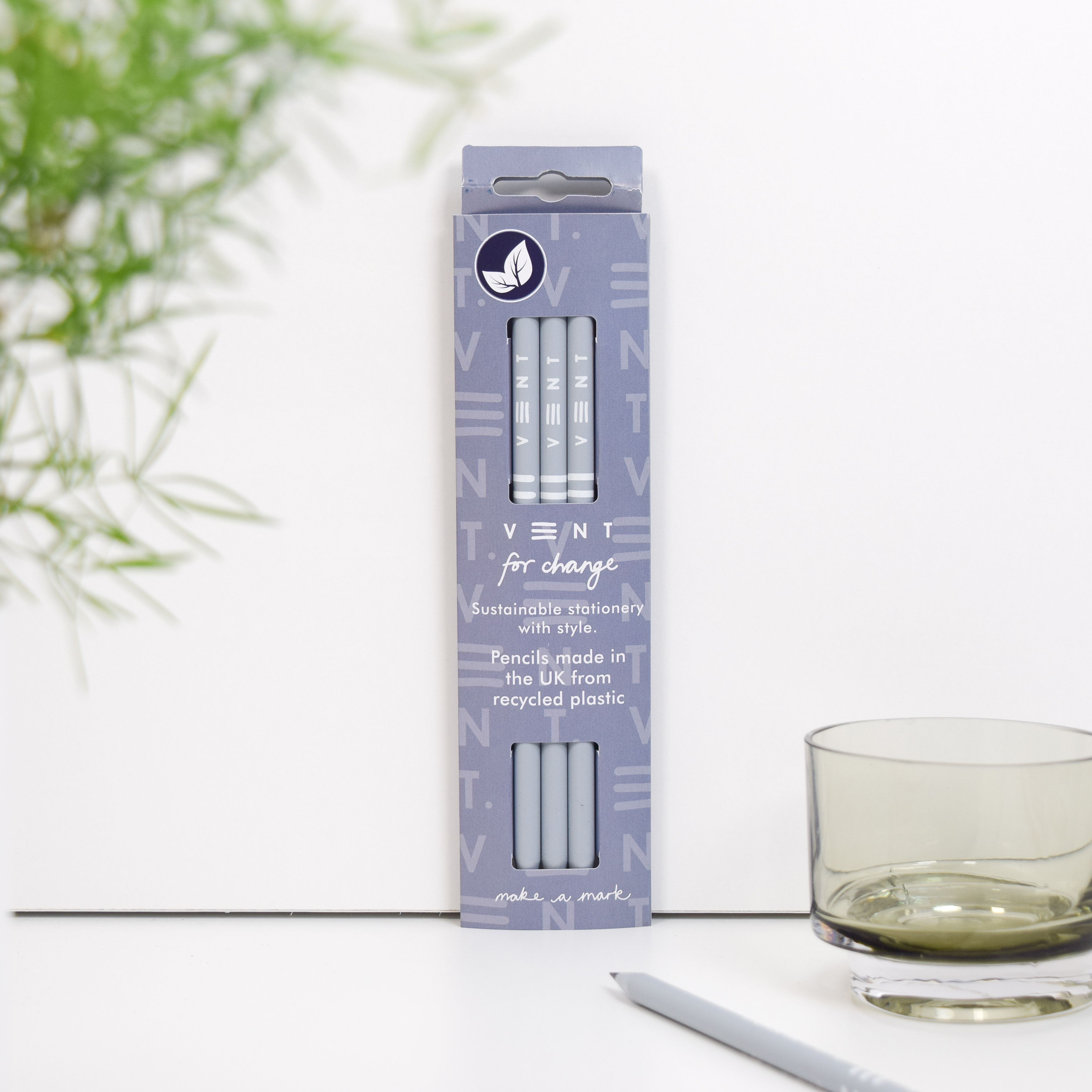 Confezione da 3 matite riciclate - Make a Mark Dusty Blue