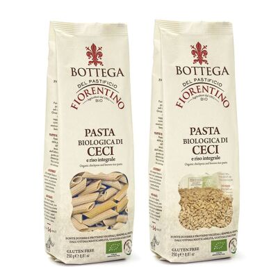 BOTTEGA BIO pasta with chickpeas and brown rice: 10pcs