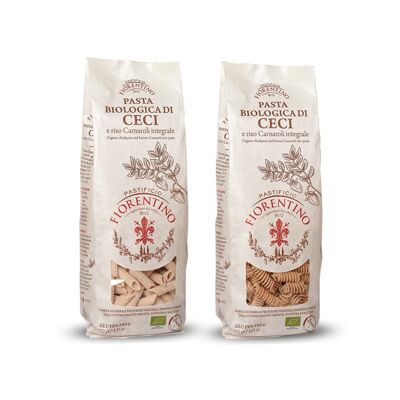 Organic Chickpea and Carnaroli brown rice pasta: 10pcs