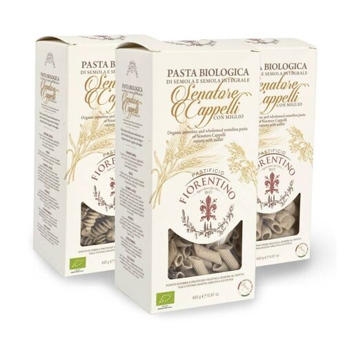 Pasta BIO di S. CAPPELLI con MIGLIO: 6pz