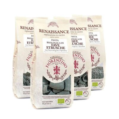 RENAISSANCE Pasta BIO of BEANS ETR. with black rice and spirulina