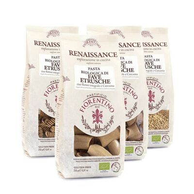 RENAISSANCE Pasta BIO of BEANS ETR. with red rice and turmeric
