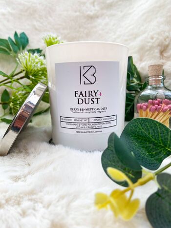 Bougie en cire de soja végétalienne Fairy Dust 220g/30cl 2