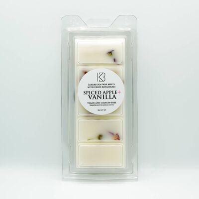 Spiced Apple & Vanilla Botanical Soy Wax Melt Snap Bars