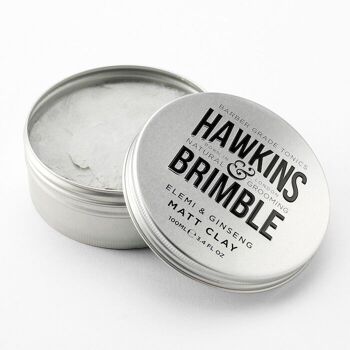 Pommade à l'argile mate Hawkins & Brimble (100 ml) 2