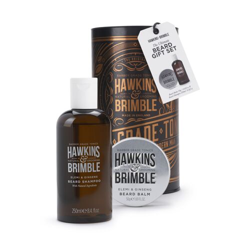 Hawkins & Brimble Beard Gift Set (Beard Shampoo & Balm)