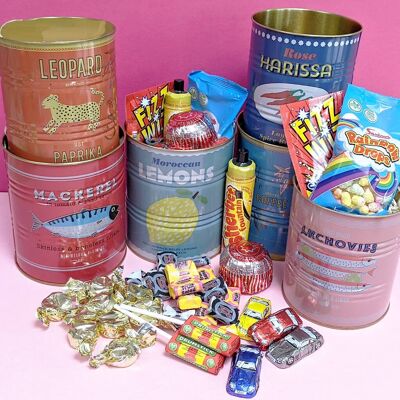 Retro Sweets In Retro Tins - Mackerel Tin