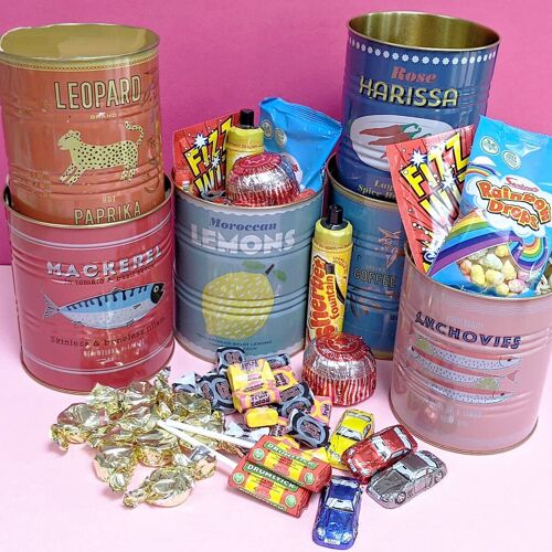 Retro Sweets In Retro Tins - Harissa Tin