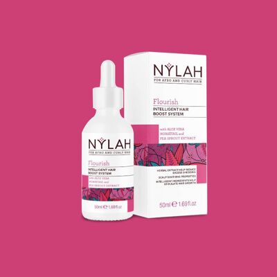 Nylah Flourish Hair Bolster Serum with patented technology