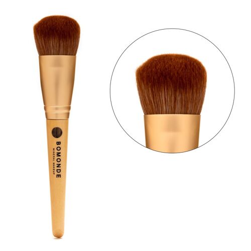 Vegan Large Powder Makeup Brush - Synthetic Hair