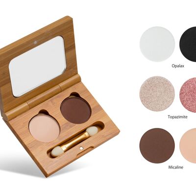 Vegan Mineral Eyeshadow duo - 100% Natural makeup