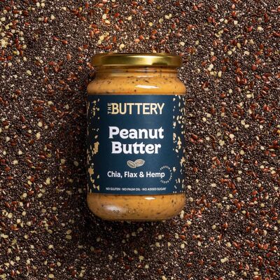 Peanut Butter with Chia, Flax & Hemp – 220g