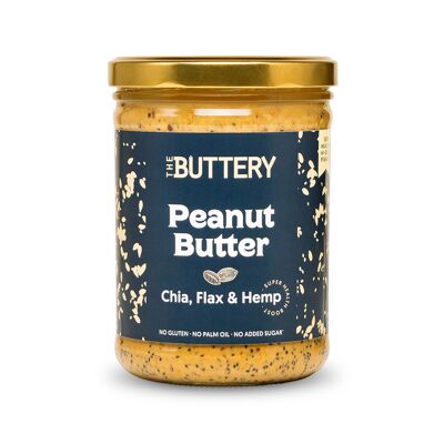 Peanut Butter with Chia, Flax & Hemp – 800g