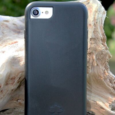 Custodia iNature iPhone 7/8/SE 2020 - Nero Vulcano