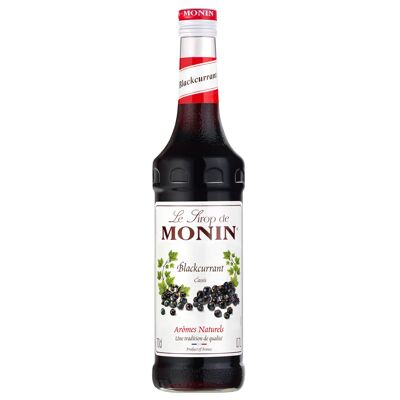MONIN Blackcurrant Syrup for cocktails or sparkling wine - Natural flavors - 70cl