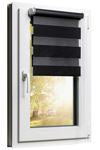 Store de porte de balcon Duorollo protection de la vie privée protection solaire Klemmfix 5