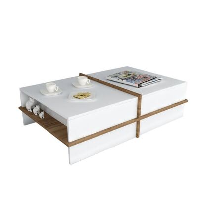 Table basse Plus noyer blanc