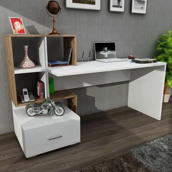 Bureau Bloom Noyer Blanc 2