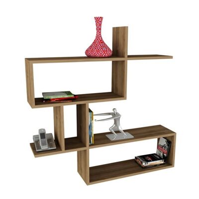 Wall shelf Montera walnut