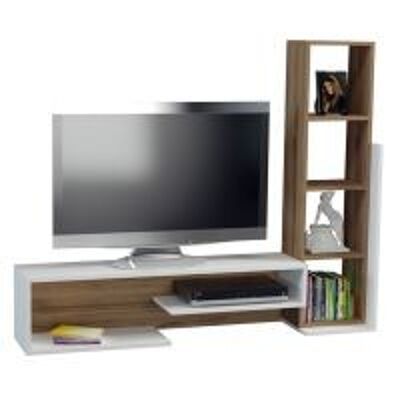 Mueble alto Bella blanco nogal