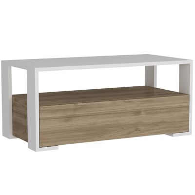 Coffee table Balina white walnut