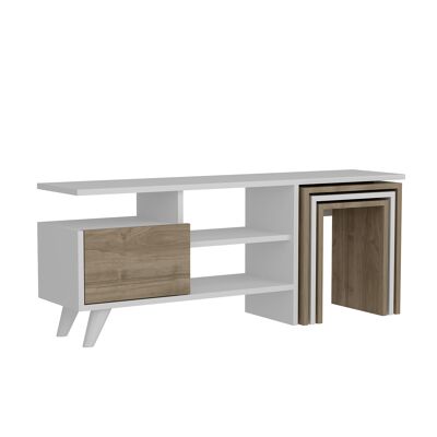 Mueble alto Nature Blanco Nogal