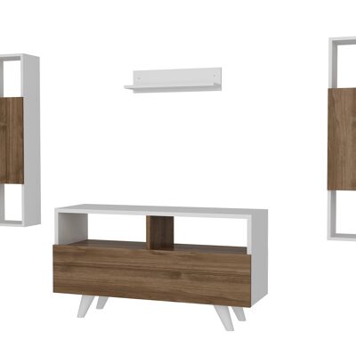 Wall unit Novella K3445 White Walnut